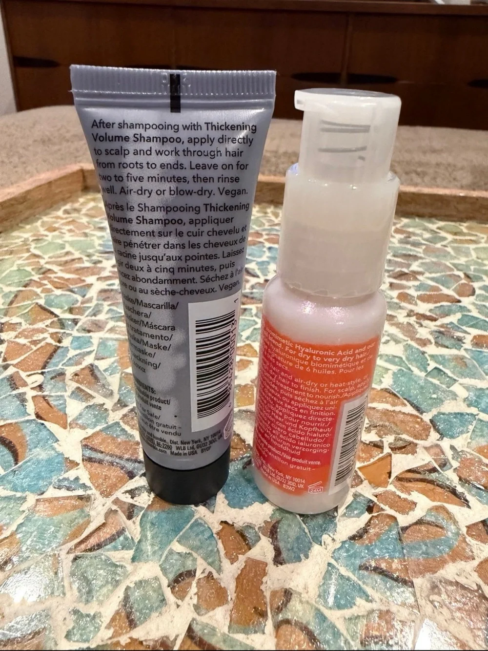 Bumble and Bumble Thickening Plumping Mask and Hyaluronic Treatment Lotion Set